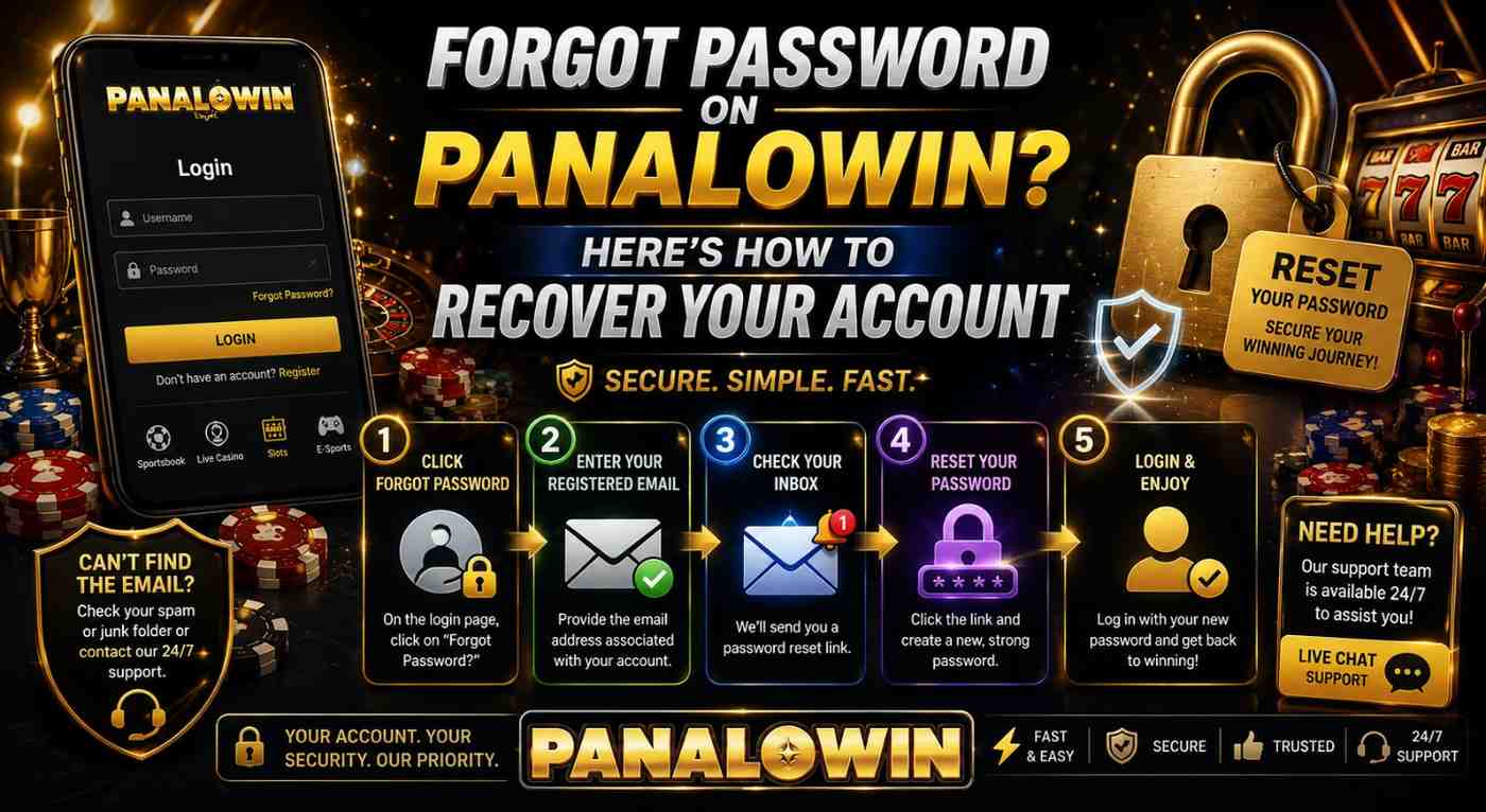 Forgot Password on Panalowin? Recover Your Account Fast Now