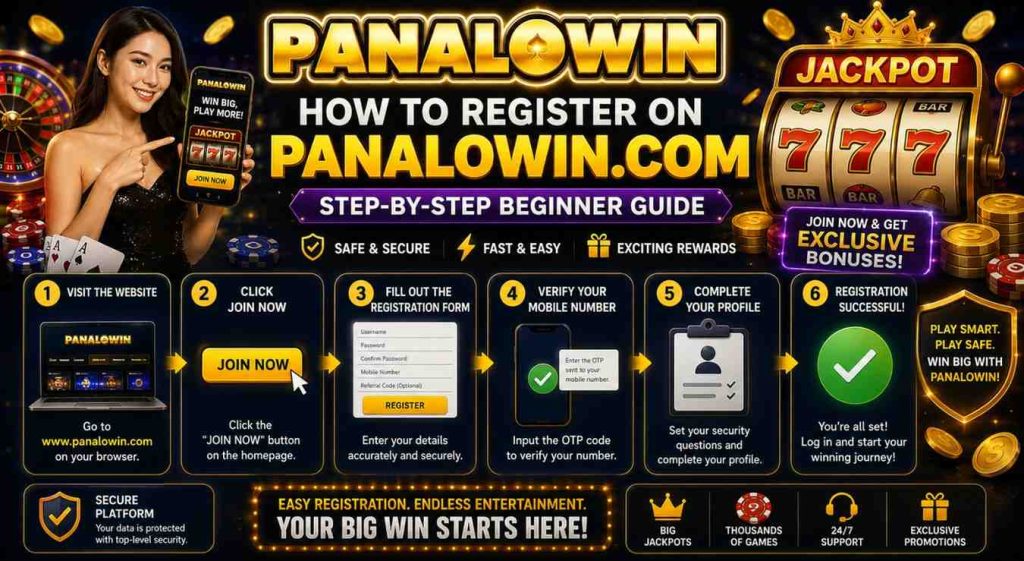 How to Register on Panalowin.com – Beginner Signup Guide